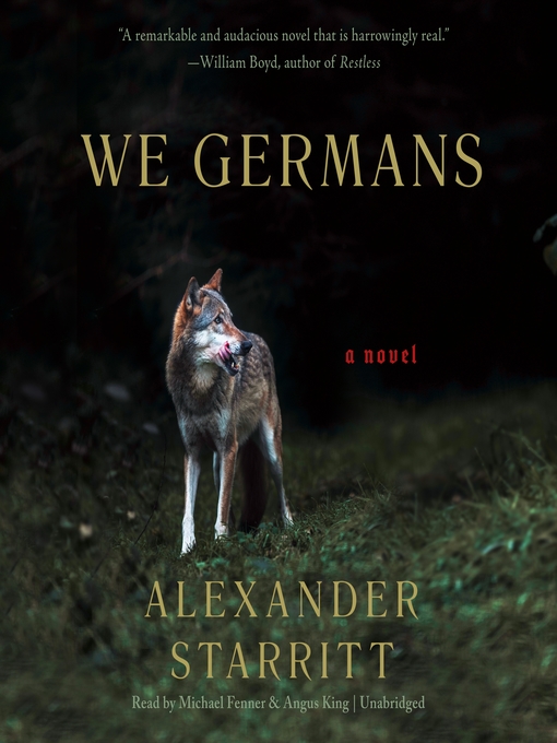Title details for We Germans by Alexander Starritt - Wait list